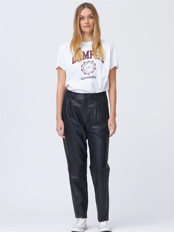 Ivy Copenhagen Ali Kylie Leather Bukser, Sort 
